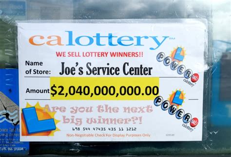 Lottery Stands Behind $2.04 Billion Powerball Winner .